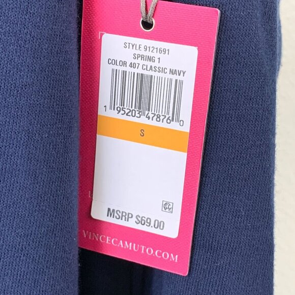 NWT VINCE CAMUTO Cold-shoulder Snap-sleeve Top - Picture 7 of 8